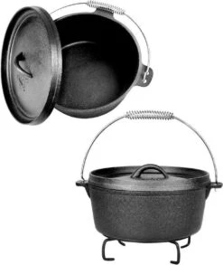 EL Fuego Dutch Oven Set Gietijzer 7-delig -Keuken Grill Promotie 1010x1200