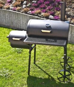 El Fuego Dakota - Barbecue - Smoker - Zwart - Grilloppervlak 66 X 41 Cm - Afmeting 132,5 X 66 X 122 Cm -Keuken Grill Promotie 1025x1200