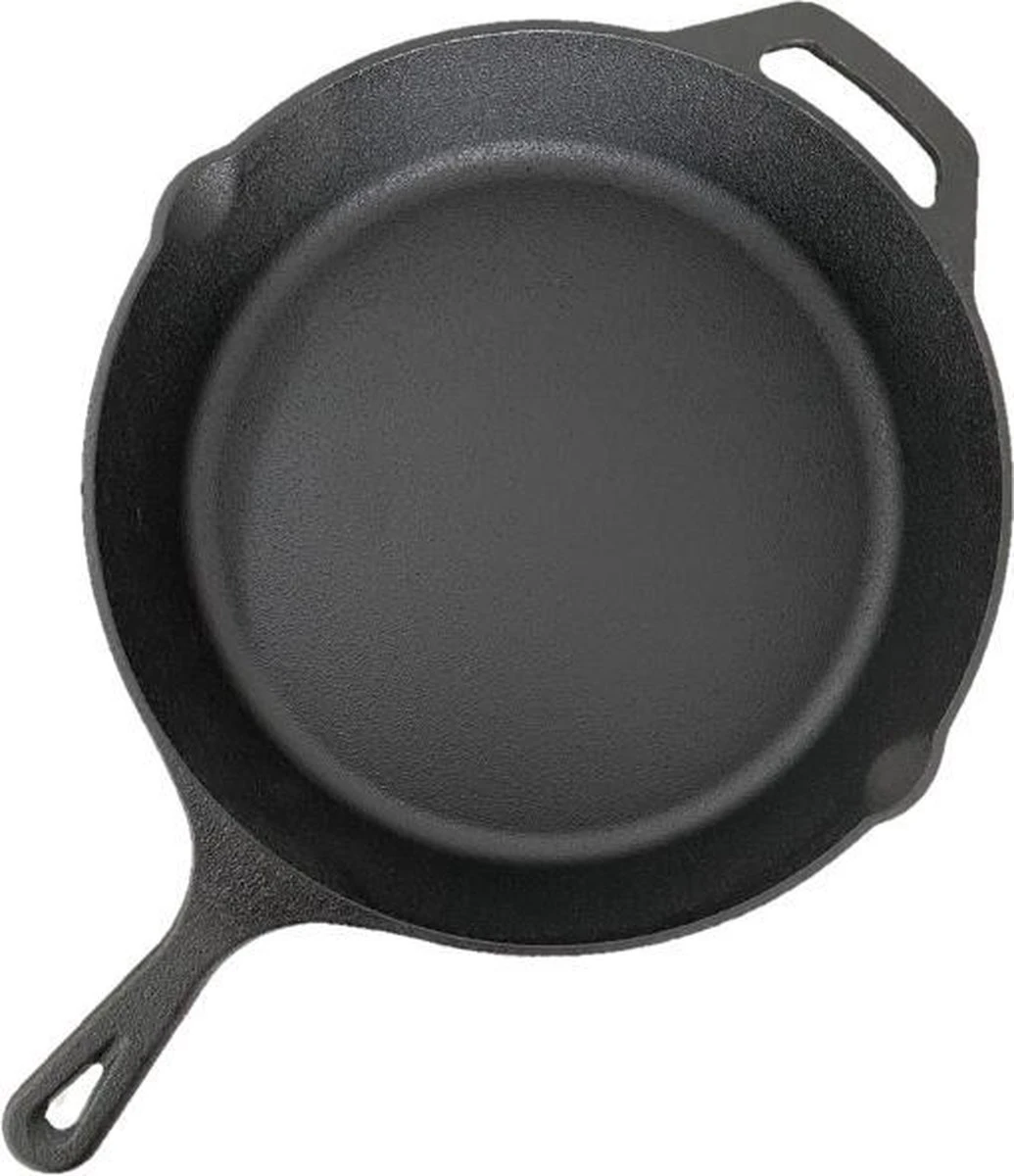 Gietijzeren Pan - Skillet - 30 Cm - Preseasoned 1 Gietijzeren Pan - Skillet - 30 Cm - Preseasoned