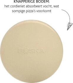 Boska Pizzasteen Deluxe - Voor Oven & BBQ - Knapperige Pizza's - Ø 29.5 Cm - BBQ Accessoires -Keuken Grill Promotie 1048x1200 1