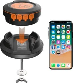 ToGrill - Smart Bluetooth Barbecue Dome Thermometer Met 2 Probes AT-02 | Draadloze Slimme BBQ Vleesthermometer Met App | 9 ToGrill - Smart Bluetooth Barbecue Dome Thermometer Met 2 Probes AT-02 | Draadloze Slimme BBQ Vleesthermometer Met App | -Keuken Grill Promotie 1061x1200 1