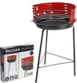Houtskoolbarbecue Ø33 Cm | Verstelbare Grill BBQ | Halfopen | Zwart / Rood -Keuken Grill Promotie 1116x1200 2