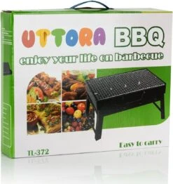 Merkloos Decopatent® Portable Houtskool BBQ - Barbecue - Inklapbaar - Barbecue Houtskool - Tafel Grill - Camping - Strand - Festival - Park -Keuken Grill Promotie 1130x1200