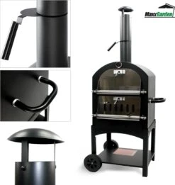 MaxxGarden Pizza Oven - Smoker Barbecue Op Hout, Houtskool Of Pellets - 45 X 65 X 158cm 12 MaxxGarden Pizza Oven - Smoker Barbecue Op Hout, Houtskool Of Pellets - 45 X 65 X 158cm -Keuken Grill Promotie 1137x1200 2