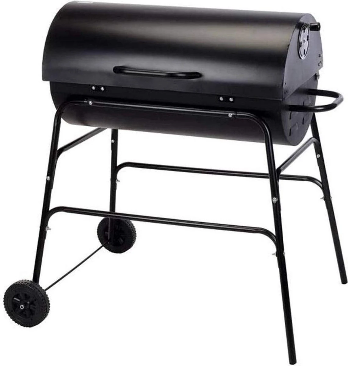 BBQ XL Houtskoolbarbecue - Cilindervorm - Grilloppervlak (LxB) 71 X 35 Cm - Zwart 8 BBQ XL Houtskoolbarbecue - Cilindervorm - Grilloppervlak (LxB) 71 X 35 Cm - Zwart - Afbeelding 8