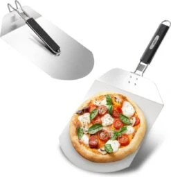 Bighorn Pizzaschep Voor BBQ En Oven-Inklapbare Handgreep -Pizzasnijder- Edelstaal -geschikt Als Broodschep En Ovenschep - SRPT01 -Keuken Grill Promotie 1163x1200 3