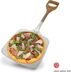 Boska Pizzaschep Barbecue - Kort Handvat - Stabiel - Aluminium - Eikenhout - BBQ Accessoires -Keuken Grill Promotie 1177x1200 2