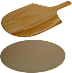 Merkloos Excellent Houseware Pizza-baksteen - Met Pizza-schep -Keuken Grill Promotie 1179x1200 2