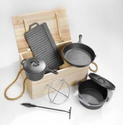 EL Fuego Dutch Oven Set Gietijzer 7-delig -Keuken Grill Promotie 1183x1200 4