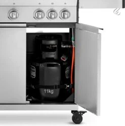 Burnhard Gas BBQ Big FRED Deluxe - 4 Branders - Incl. Keramische Infraroodbrander & Afdekhoes - Deluxe -Keuken Grill Promotie 1193x1200 1