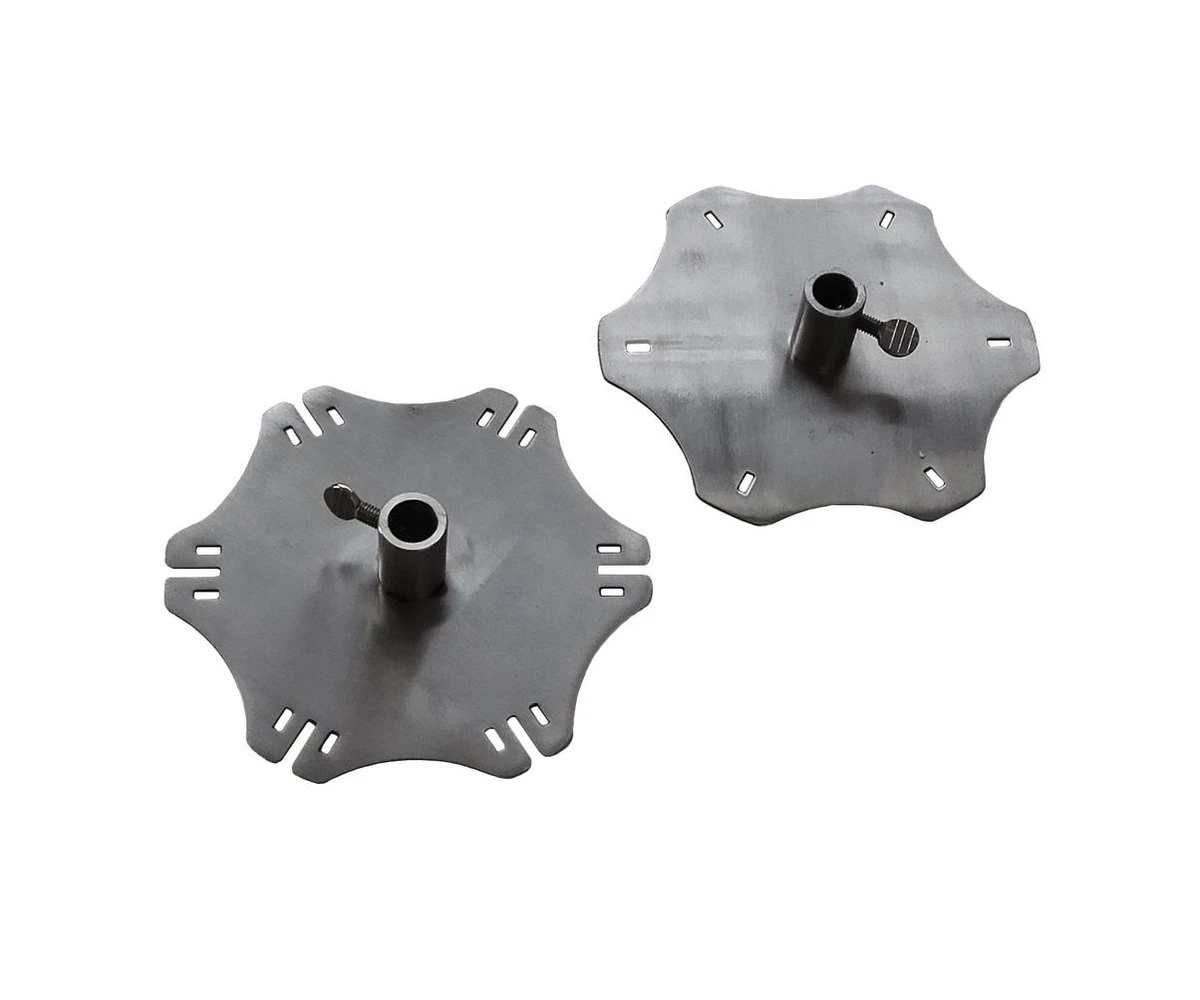 BBQ Rotisserie Kebab Spiezen Set (universele Set Geschikt Voor De Meeste Rotisseries / BBQ Spitten) 3 BBQ Rotisserie Kebab Spiezen Set (universele Set Geschikt Voor De Meeste Rotisseries / BBQ Spitten) - Afbeelding 3