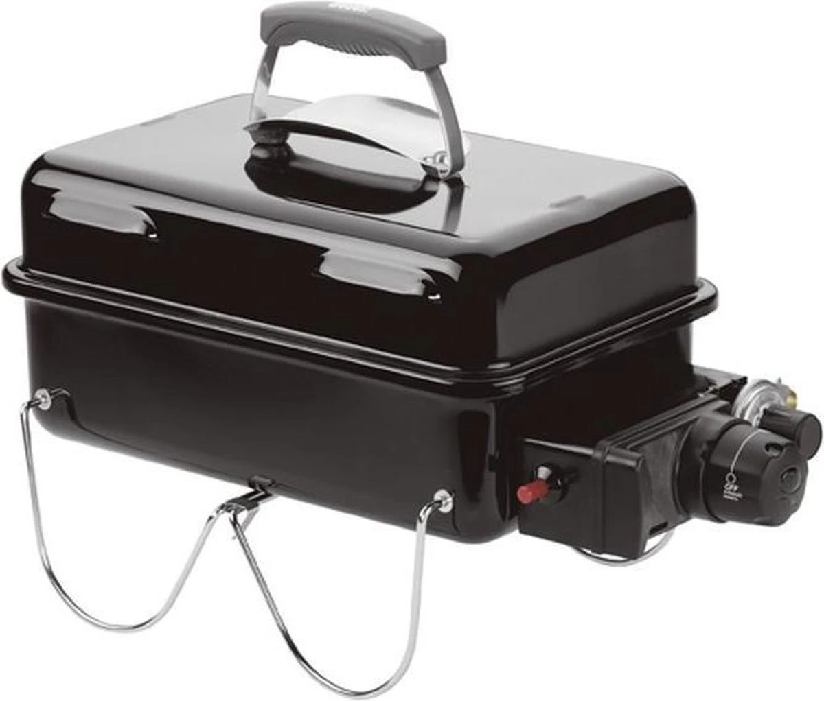 Weber Go-Anywhere Gas Barbecue - 41x26 Cm - Roestvrijstalen Branders - Gasregelkop - Incl. Deksel 4 Weber Go-Anywhere Gas Barbecue - 41x26 Cm - Roestvrijstalen Branders - Gasregelkop - Incl. Deksel - Afbeelding 4