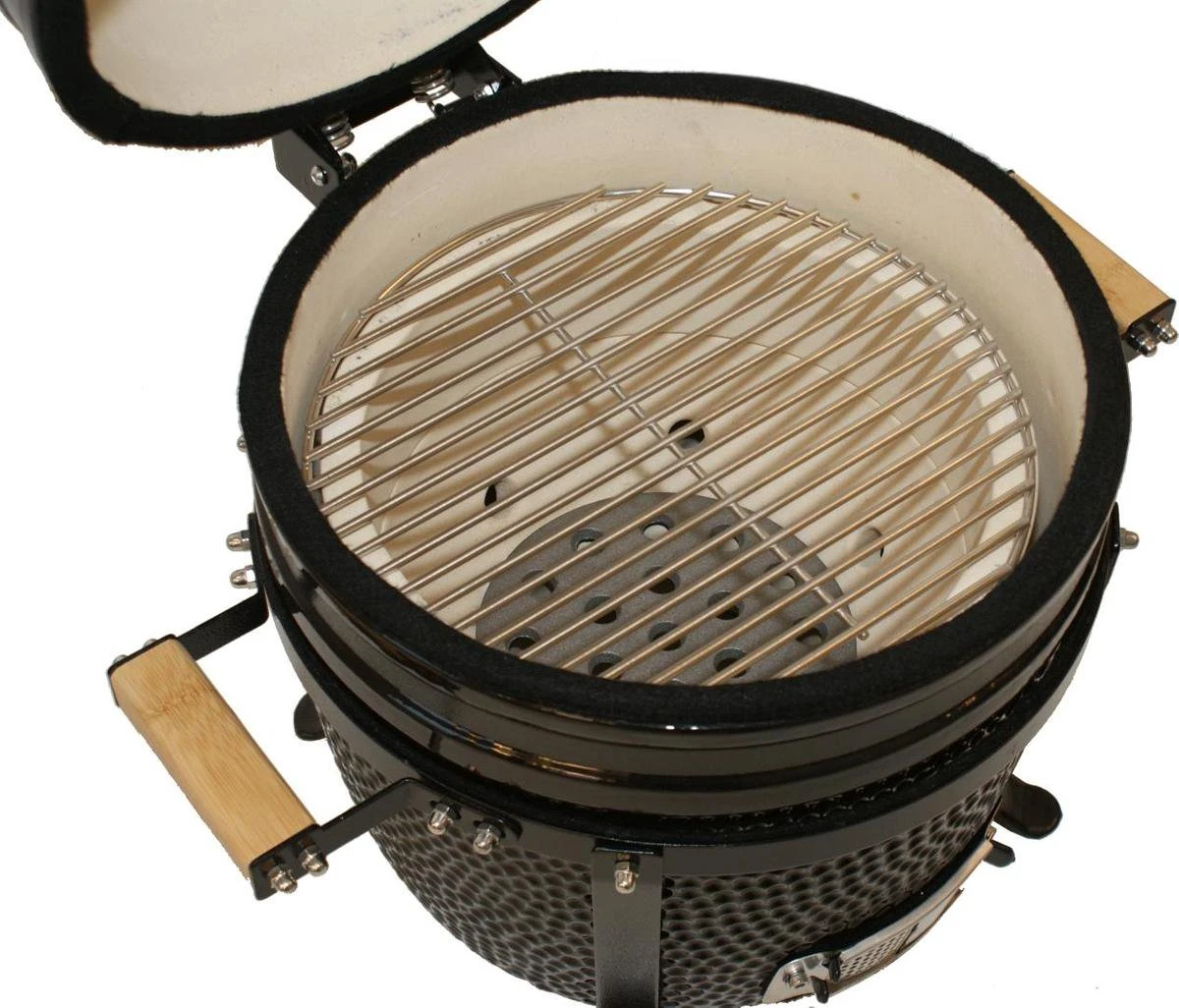 Patton Kamado 15" - Keramisch - Tafel Model - Premium Black - Medium - Zwart 16 Patton Kamado 15" - Keramisch - Tafel Model - Premium Black - Medium - Zwart - Afbeelding 16