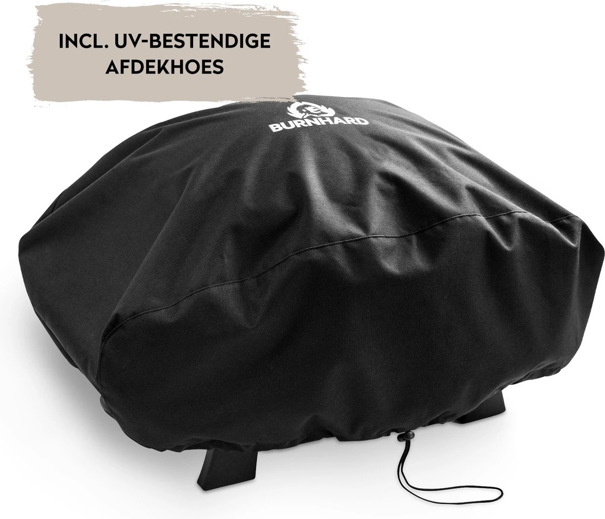 Burnhard Draagbare 2-Branders Gasbarbecue - Afdekhoes - BBQ Wayne 4 Burnhard Draagbare 2-Branders Gasbarbecue - Afdekhoes - BBQ Wayne - Afbeelding 4