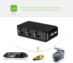 WiseGoods - Premium Auto Sigarettenaansteker Splitter - 4 Poorten USB - Autolader USB - Autolader Splitter - 12V Splitter -Keuken Grill Promotie 1200x1031 1