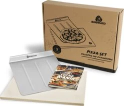 Burnhard Pizzasteen 38 X 30 X 1,5 Cm + Pizzaschep -Keuken Grill Promotie 1200x1032 2