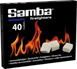 Samba Aanmaakblokjes Wit - 40 Stuks -Keuken Grill Promotie 1200x1073 2
