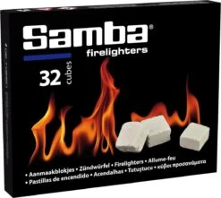 Samba Aanmaakblokjes 32 Stuks Wit Bbq Open Haard -Keuken Grill Promotie 1200x1073