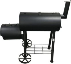 Fire Beam Houtskool Barbecue - Grilloppervlak (LxB) 35 X 66 Cm - Smoker - Zwart -Keuken Grill Promotie 1200x1087