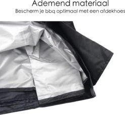 BBQ Beschermhoes - Voor Kamado - Universeel - Tot 23 Inch - Zwart -Keuken Grill Promotie 1200x1100 1