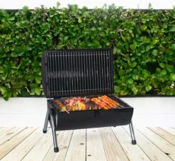 MaxxGarden BBQ - Houtskool Barbecue - Smoker Barbecue - Grilloppervlak (LxB) 38 X 52 Cm - Met Dubbel Grill Vlak - Zwart -Keuken Grill Promotie 1200x1105 2