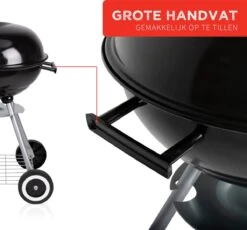 BBQ Collection Houtskoolbarbecue - Kogelbarbecue 45 X 60 Centimeter - Ronde Barbecue - Barbecue Op Wielen - Zwart - Metaal 32 BBQ Collection Houtskoolbarbecue - Kogelbarbecue 45 X 60 Centimeter - Ronde Barbecue - Barbecue Op Wielen - Zwart - Metaal -Keuken Grill Promotie 1200x1116 2