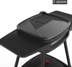 Barbecook Alexia - Elektrische Bbq - Afneembare Grill - Zijtafels - Wielen - 84x55x97cm -Keuken Grill Promotie 1200x1121