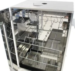 Kynast Exklusiv - Rookoven - Met 3 Etages - Metaal - Grijs -Keuken Grill Promotie 1200x1129