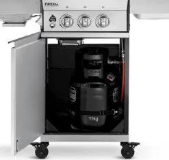 Burnhard Gas BBQ FRED JR. Deluxe - 2 Branders - Incl. Keramische Infraroodbrander & Afdekhoes - Deluxe 37 Burnhard Gas BBQ FRED JR. Deluxe - 2 Branders - Incl. Keramische Infraroodbrander & Afdekhoes - Deluxe -Keuken Grill Promotie 1200x1135