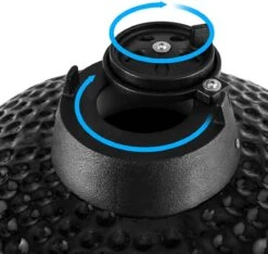 Patton - Kamado 21" - Premium Black - Keramische Barbecue - Incl. Bluetooth Kerntemperatuurmeter - LED Verlichting - Large - Compleet - Zwart 35 Patton - Kamado 21" - Premium Black - Keramische Barbecue - Incl. Bluetooth Kerntemperatuurmeter - LED Verlichting - Large - Compleet - Zwart -Keuken Grill Promotie 1200x1137