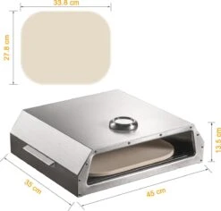 Bighorn Pizzaoven Met Pizzasteen Voor Barbecue - Grilloven - Draagbare - Edelstaal -Keuken Grill Promotie 1200x1147