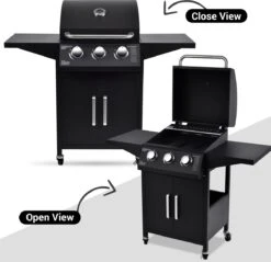MaxxGarden Gas Barbecue - 3 Branders - Incl. Gratis BBQ Set -Keuken Grill Promotie 1200x1160
