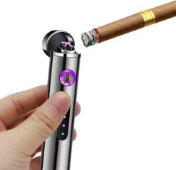 Allkinds Oplaadbare Elektrische Aansteker - USB Plasma Aansteker - Duurzaam - Windbestendig - Zwart -Keuken Grill Promotie 1200x1161 1