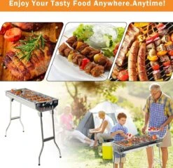Uten - Houtskoolbarbecue - Opvouwbare Barbecue - Houtskoolbarbecues - Draagbare Camping Barbecue - 430 Roestvrij Staal Grill BBQ - 5-10 Persoon Tuin Buitenfeest - Zilver 12 Uten - Houtskoolbarbecue - Opvouwbare Barbecue - Houtskoolbarbecues - Draagbare Camping Barbecue - 430 Roestvrij Staal Grill BBQ - 5-10 Persoon Tuin Buitenfeest - Zilver -Keuken Grill Promotie 1200x1162 1