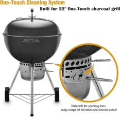 One-Touch-reinigingssysteemkit Voor 57 CM Kogel BBQ , Geschikt Als Vervanging In Diverse Weber Kogel BBQ's -Keuken Grill Promotie 1200x1165 2