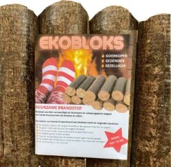 Ekobloks Hardhout Briketten 10 KG - Openhaard- Allesbrander- Kachel- Haardblokken - Hoog Rendement - Extra Lange Brandduur - Duurzaam - CO2 Neutraal - Meer Warmte - Gezondere Lucht - Minder Afval - Goedkope Brandstof - Mooie Vlammen - Puur Natuur -Keuken Grill Promotie 1200x1172