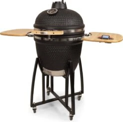 Patton - Kamado 21" - Premium Black - Keramische Barbecue - Incl. Bluetooth Kerntemperatuurmeter - LED Verlichting - Large - Compleet - Zwart 24 Patton - Kamado 21" - Premium Black - Keramische Barbecue - Incl. Bluetooth Kerntemperatuurmeter - LED Verlichting - Large - Compleet - Zwart -Keuken Grill Promotie 1200x1184