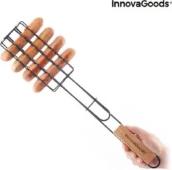 Innovagoods BARBECUEGRIL VOOR WORSTJES SOSKET - Bbq Accesoires - Bbq Accesoires Rooster -Keuken Grill Promotie 1200x1188 1