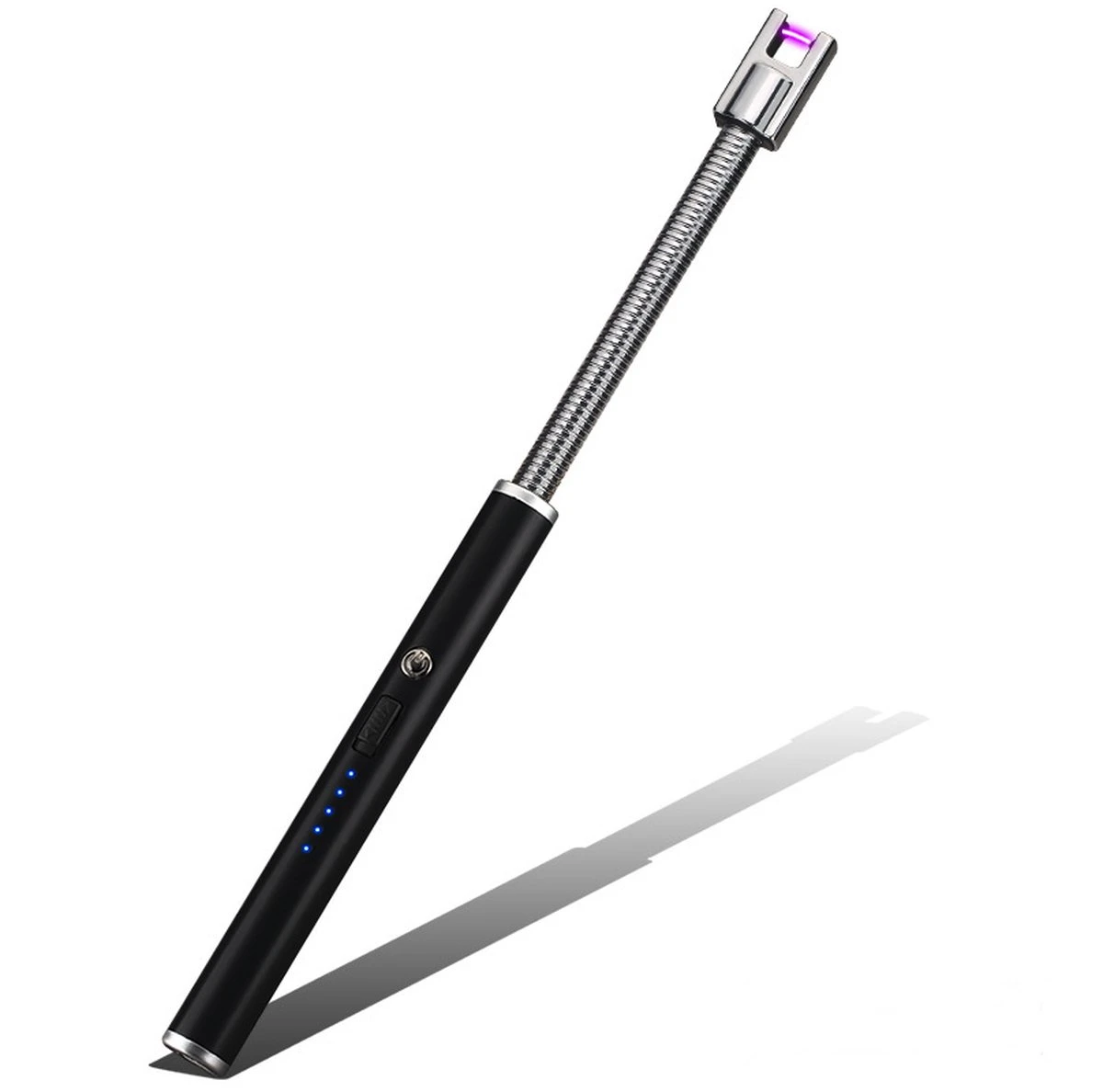 Dailygoods® Elektrische Aansteker - Plasma Aansteker - Oplaadbaar - Gift Set - Zwart 1 Dailygoods® Elektrische Aansteker - Plasma Aansteker - Oplaadbaar - Gift Set - Zwart