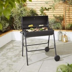 BBQ XL Houtskoolbarbecue - Cilindervorm - Grilloppervlak (LxB) 71 X 35 Cm - Zwart 12 BBQ XL Houtskoolbarbecue - Cilindervorm - Grilloppervlak (LxB) 71 X 35 Cm - Zwart -Keuken Grill Promotie 1200x1191 1