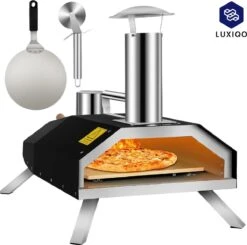Vevor® Pizza Oven - Professionele Pizza Oven - Buitenkeuken - Pizza Gourmet - Barbecue - RVS - Tot 600°C - Met Draagtas -Keuken Grill Promotie 1200x1191 2