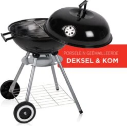 BBQ Collection Houtskoolbarbecue - Kogelbarbecue 45 X 60 Centimeter - Ronde Barbecue - Barbecue Op Wielen - Zwart - Metaal 30 BBQ Collection Houtskoolbarbecue - Kogelbarbecue 45 X 60 Centimeter - Ronde Barbecue - Barbecue Op Wielen - Zwart - Metaal -Keuken Grill Promotie 1200x1191