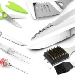 Saveur Royal® 35-delige Barbecue Gereedschapset In Roestvrij Staal - BBQ Grill Set Met Draagtas - Barbecuegerei-sets - Barbecue Accessoires Gereedschap - 35-delig -Keuken Grill Promotie 1200x1195 2