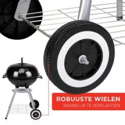BBQ Collection Houtskoolbarbecue - Kogelbarbecue 45 X 60 Centimeter - Ronde Barbecue - Barbecue Op Wielen - Zwart - Metaal 29 BBQ Collection Houtskoolbarbecue - Kogelbarbecue 45 X 60 Centimeter - Ronde Barbecue - Barbecue Op Wielen - Zwart - Metaal -Keuken Grill Promotie 1200x1200 101