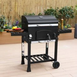 Alice's Garden Houtskool BBQ Bernard - Smoker - Verstelbare Houtskoolbak - Zwart -Keuken Grill Promotie 1200x1200 111