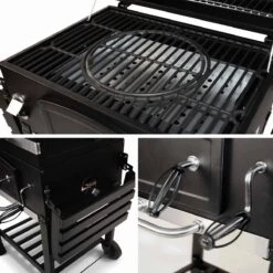 Alice's Garden Houtskool BBQ Bernard - Smoker - Verstelbare Houtskoolbak - Zwart -Keuken Grill Promotie 1200x1200 112