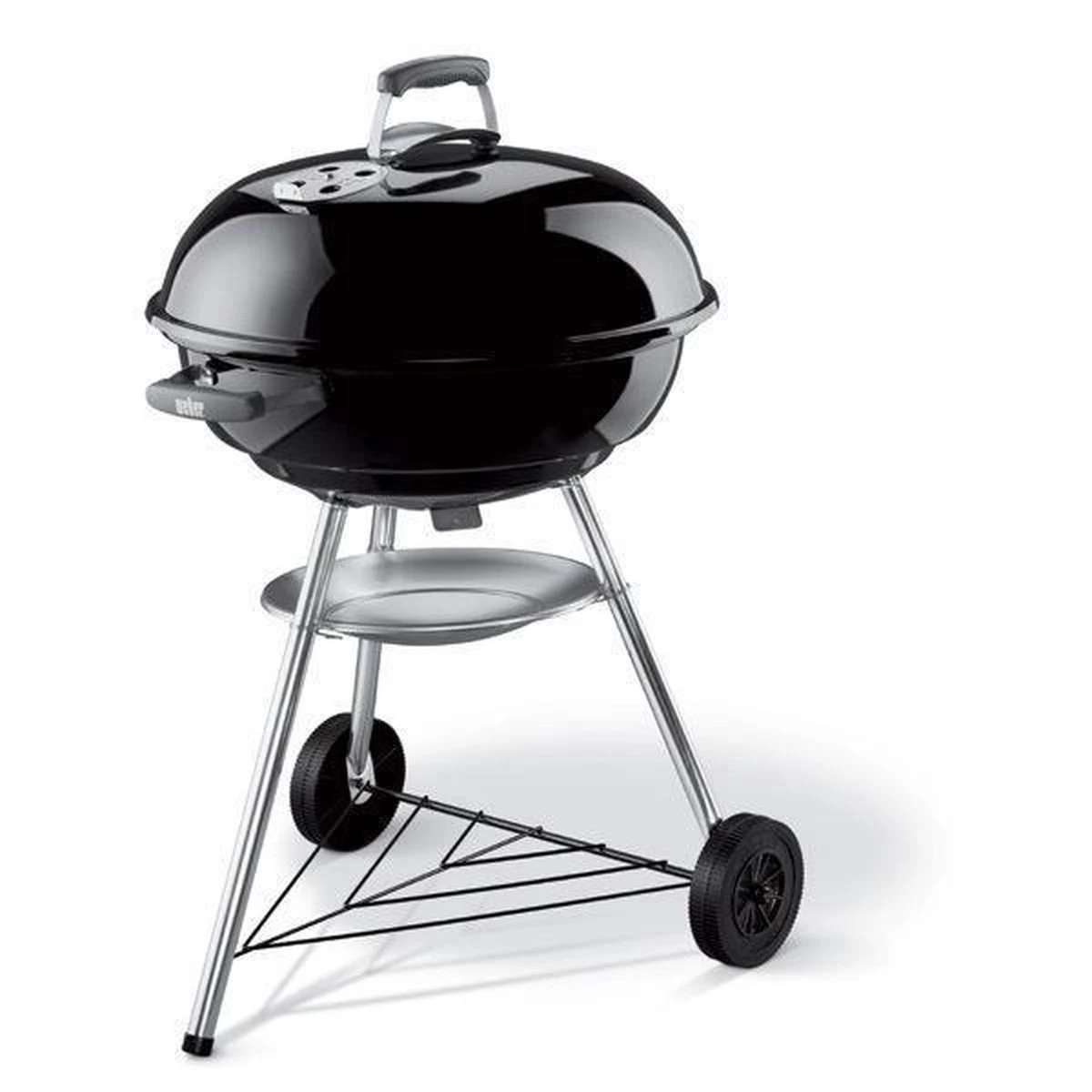 Weber Compact Kettle Houtskoolbarbecue - � 57 Cm - Zwart 3 Weber Compact Kettle Houtskoolbarbecue - � 57 Cm - Zwart - Afbeelding 3