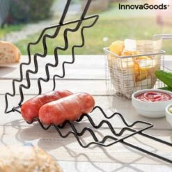 Innovagoods BARBECUEGRIL VOOR WORSTJES SOSKET - Bbq Accesoires - Bbq Accesoires Rooster -Keuken Grill Promotie 1200x1200 136