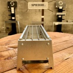 Spiedini Saté-bbq Bali 40 Mini - Kleine, Smalle Houtskoolbarbecue Met Horizontaal Rooster Voor Sate Of Andere Spiesjes - 40 Cm Lang, 11 Cm Breed, 14 Cm Hoog - Ideaal Voor Tuin- Of Open Haard, Of Balkon - Materiaal: Gealuminiseerd Ijzer -Keuken Grill Promotie 1200x1200 14