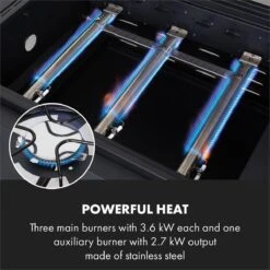 Klarstein Kingsville Double Barbecue - Houtskool- En Gasbarbecue - Smoker BBQ - Inclusief Deksels En Thermometer - Met 2 Roosters - Zwart 20 Klarstein Kingsville Double Barbecue - Houtskool- En Gasbarbecue - Smoker BBQ - Inclusief Deksels En Thermometer - Met 2 Roosters - Zwart -Keuken Grill Promotie 1200x1200 152